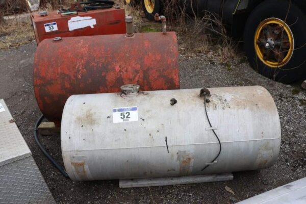 USED 52 – ALUMINUM & STEEL FUEL TANKS Propane Tank For Sale